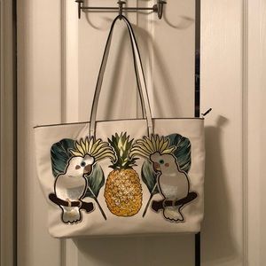 ALDO tropical bird shoulder bag